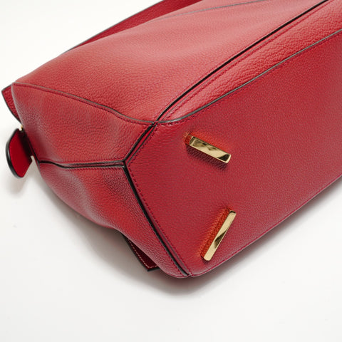 LOEWE Puzzle bag anagram Handbag Red WS27992