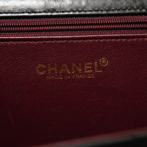 CHANEL Item No. 6, 2000-2001, Lambskin Chain Shoulder Shoulder Bag black WS27994