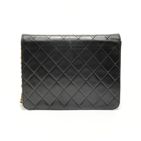 CHANEL Item No. 6, 2000-2001, Lambskin Chain Shoulder Shoulder Bag black WS27994