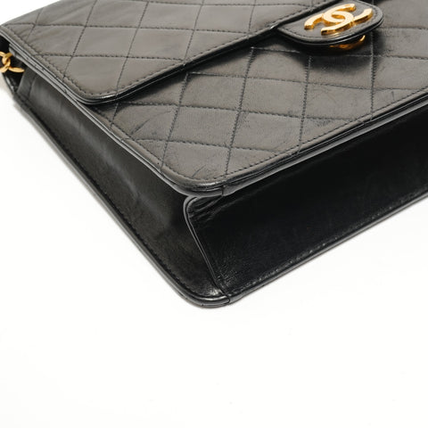 CHANEL Item No. 6, 2000-2001, Lambskin Chain Shoulder Shoulder Bag black WS27994