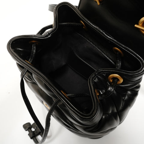 GUCCI GG Marmont quilted leather backpack Backpack  Daypack black WS27996