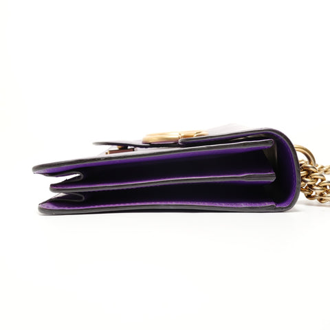 GUCCI GG Marmont ChainShoulder Shoulder Bag purple WS27997