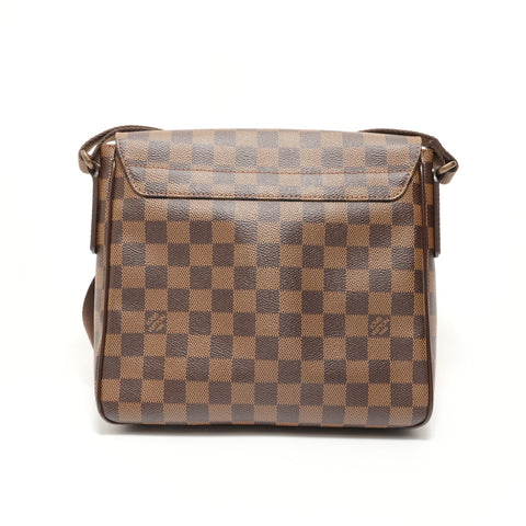 LOUIS VUITTON 2016 Damier District PM Shoulder Bag Brown WS27998