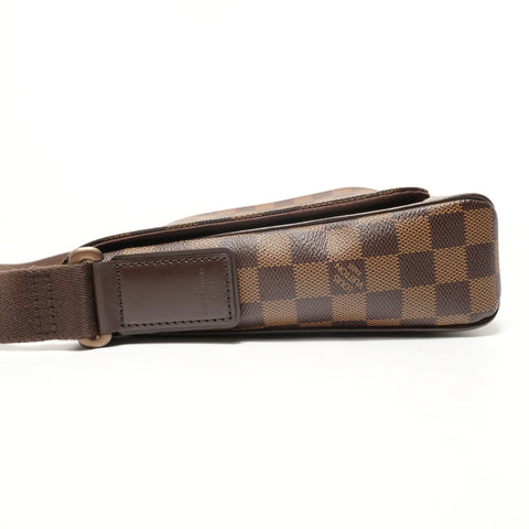 LOUIS VUITTON 2016 Damier District PM Shoulder Bag Brown WS27998