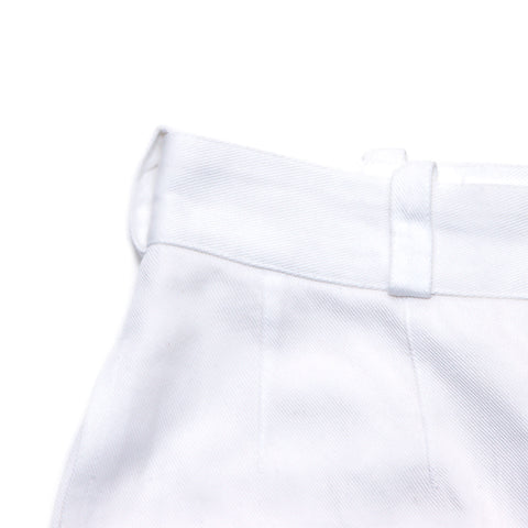 CHANEL COCO Button 2000s Denim pants denim white WS2799