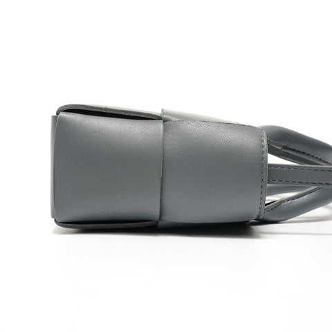 BOTTEGAVENETA Maxi INTRECCIATO Mini Arco 2-way Handbag gray WS28000