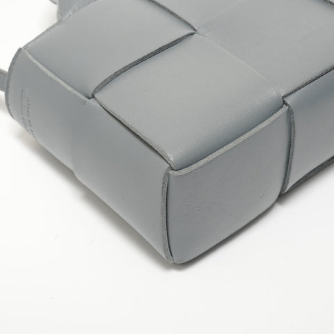 BOTTEGAVENETA Maxi INTRECCIATO Mini Arco 2-way Handbag gray WS28000