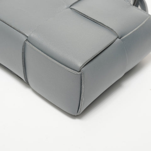 BOTTEGAVENETA Maxi INTRECCIATO Mini Arco 2-way Handbag gray WS28000