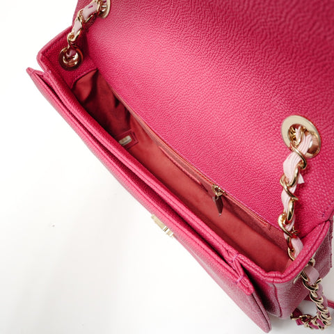 CHANEL 25 Series CC Coil 2-Way Chain Shoulder Bag pink WS28003