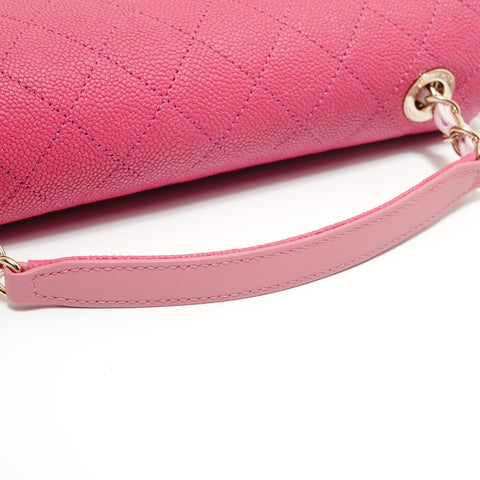 CHANEL 25 Series CC Coil 2-Way Chain Shoulder Bag pink WS28003