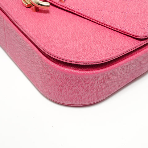 CHANEL 25 Series CC Coil 2-Way Chain Shoulder Bag pink WS28003