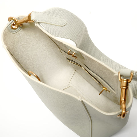 CELINE Sangle Bucket Leather Shoulder Bag green WS28004