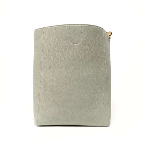 CELINE Sangle Bucket Leather Shoulder Bag green WS28004