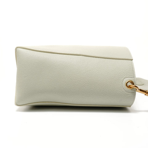 CELINE Sangle Bucket Leather Shoulder Bag green WS28004