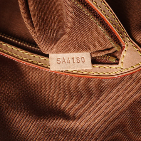 LOUIS VUITTON Monogram Batignolles Horizontal, manufactured in 2010. Tote Bag Brown WS28005