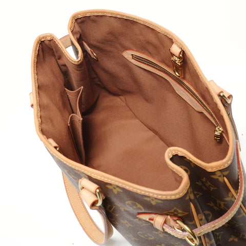 LOUIS VUITTON Monogram Batignolles Horizontal, manufactured in 2010. Tote Bag Brown WS28005