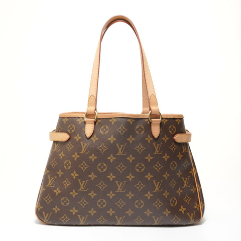 LOUIS VUITTON Monogram Batignolles Horizontal, manufactured in 2010. Tote Bag Brown WS28005