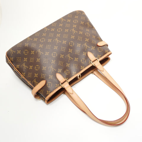 LOUIS VUITTON Monogram Batignolles Horizontal, manufactured in 2010. Tote Bag Brown WS28005