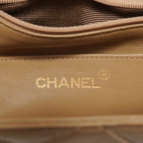 CHANEL Item No. 3: Matelass 25 Lambskin Shoulder Bag beige WS28009