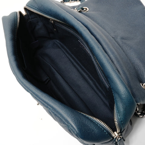 CHANEL Item No. 21: Big Mato Lasse 30 Caviar Skin Shoulder Bag Navy WS28010