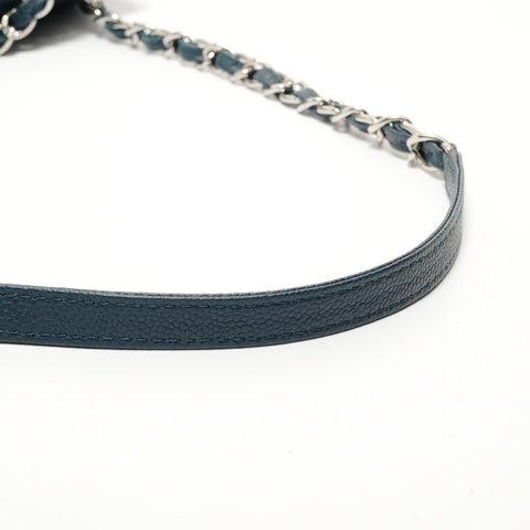 CHANEL Item No. 21: Big Mato Lasse 30 Caviar Skin Shoulder Bag Navy WS28010