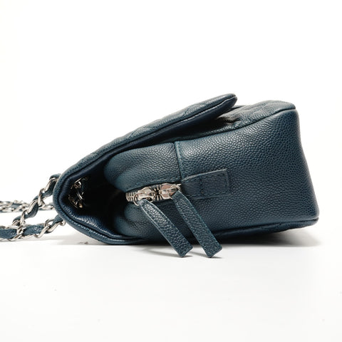 CHANEL Item No. 21: Big Mato Lasse 30 Caviar Skin Shoulder Bag Navy WS28010
