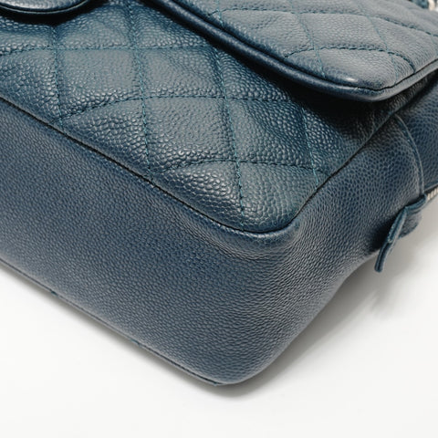 CHANEL Item No. 21: Big Mato Lasse 30 Caviar Skin Shoulder Bag Navy WS28010