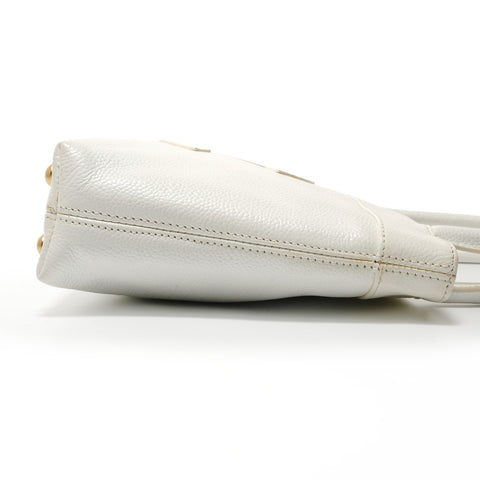 CHANEL Tote Bag, Series 9, Caviar Skin Handbag white WS28013