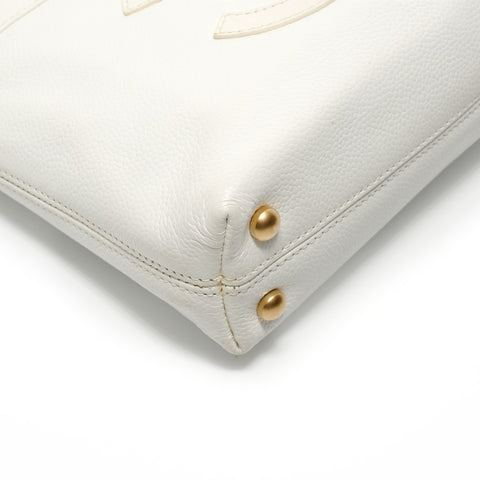 CHANEL Tote Bag, Series 9, Caviar Skin Handbag white WS28013