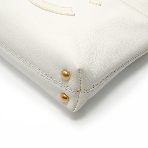 CHANEL Tote Bag, Series 9, Caviar Skin Handbag white WS28013