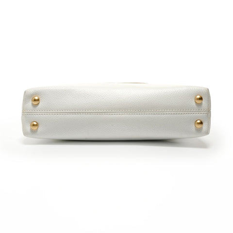 CHANEL Tote Bag, Series 9, Caviar Skin Handbag white WS28013