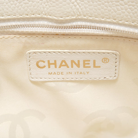 CHANEL Tote Bag, Series 9, Caviar Skin Handbag white WS28013