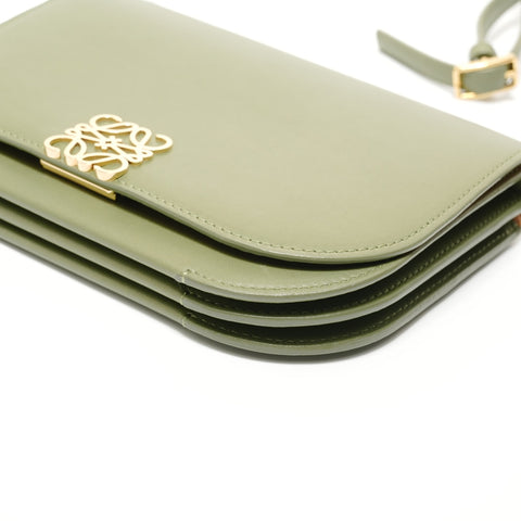 LOEWE Goya Small Anagram Shoulder Bag green WS28015
