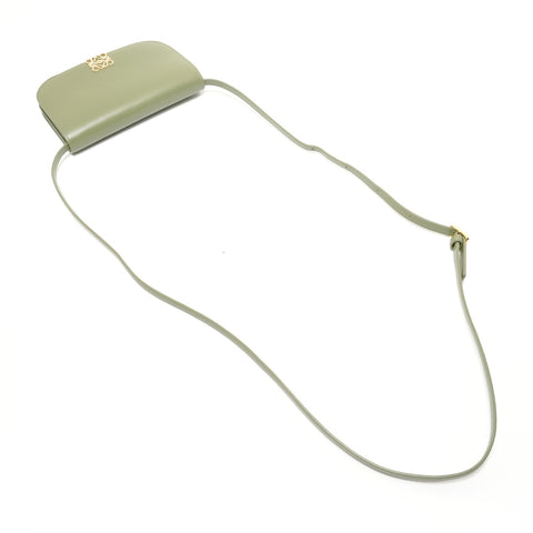 LOEWE Goya Small Anagram Shoulder Bag green WS28015
