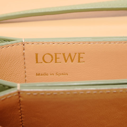 LOEWE Goya Small Anagram Shoulder Bag green WS28015