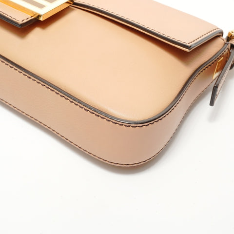 FENDI Mamma Baguette 2WAY Shoulder Bag beige WS28021