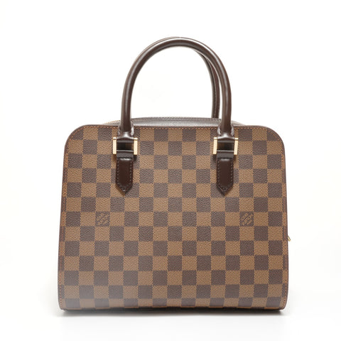 LOUIS VUITTON Damier Triana, made in 1998 Handbag Brown WS28022