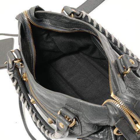 BALENCIAGA Giant Mini City 2way Handbag gray WS28027