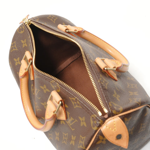 LOUIS VUITTON Monogram Speedy 25, manufactured in 1994. Handbag Brown WS28031