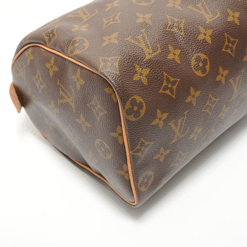LOUIS VUITTON Monogram Speedy 25, manufactured in 1994. Handbag Brown WS28031