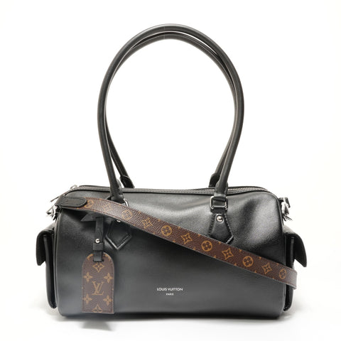 LOUIS VUITTON Speedy Cargo Vibe (2021-2025 model) Shoulder Bag black WS28032