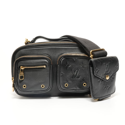 LOUIS VUITTON Utility Crossbody 2021-2025 Shoulder Bag black WS28033