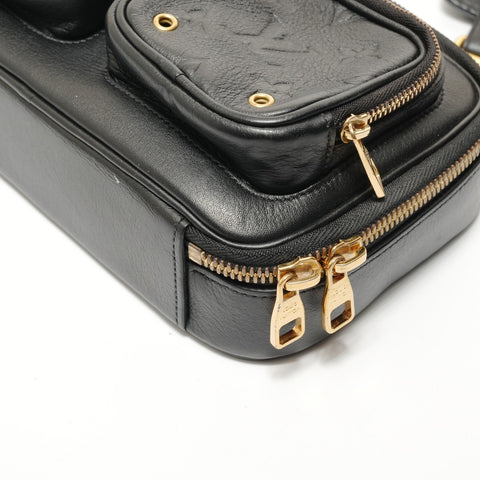 LOUIS VUITTON Utility Crossbody 2021-2025 Shoulder Bag black WS28033