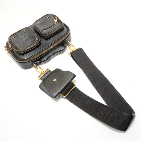 LOUIS VUITTON Utility Crossbody 2021-2025 Shoulder Bag black WS28033