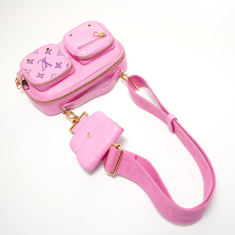 LOUIS VUITTON Utility Crossbody 2021-2025 Shoulder Bag pink WS28034
