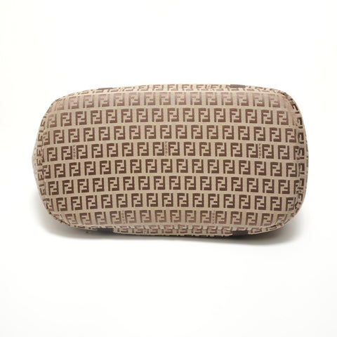 FENDI Zucchino Pet Carrier Bag Shoulder Bag Brown WS28037