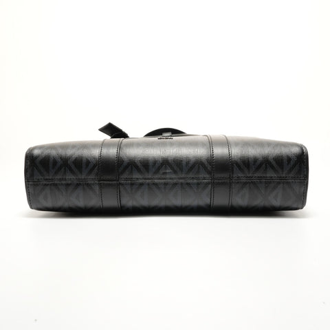 Christian Dior Lango CD Diamond 2-Way Business Bag Handbag black WS28038