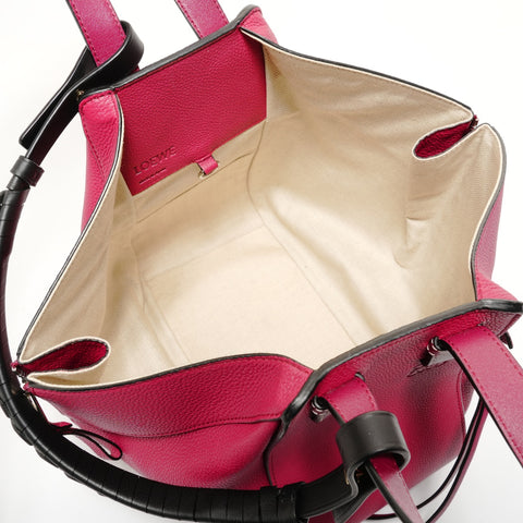 LOEWE Hammock Leather 2-Way Handbag, Red Handbag pink WS28043