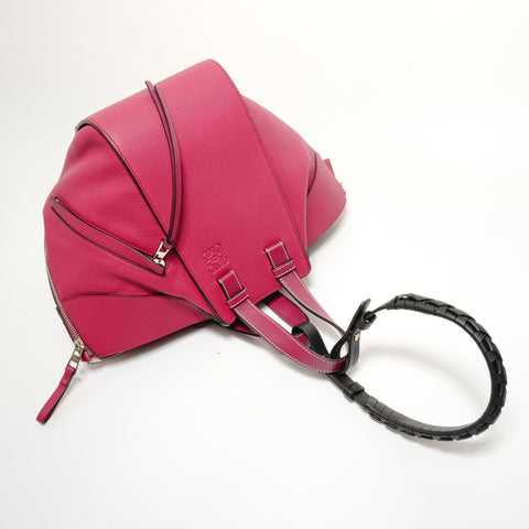 LOEWE Hammock Leather 2-Way Handbag, Red Handbag pink WS28043
