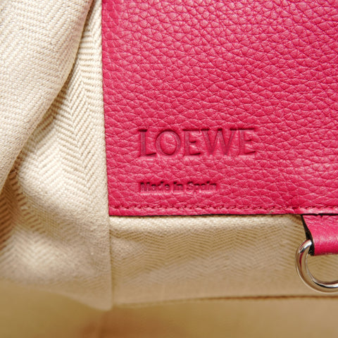 LOEWE Hammock Leather 2-Way Handbag, Red Handbag pink WS28043
